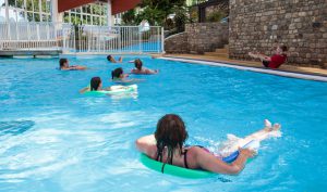 sport piscine activité camping