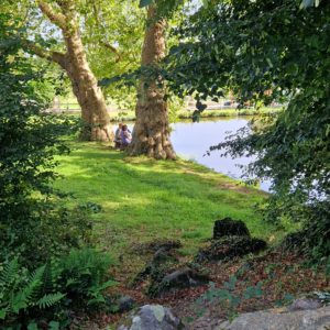 camping avec étang de pêche en normandie